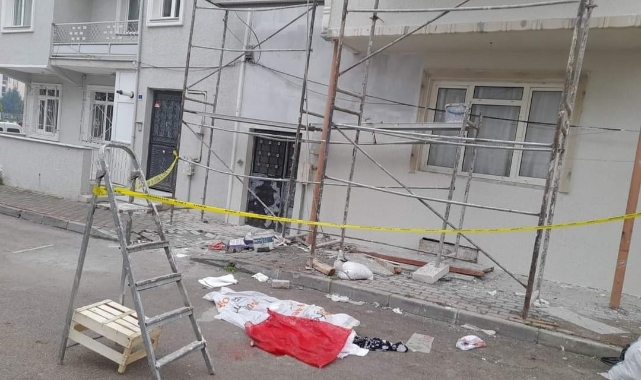 Bursa’da yüksekten düşen boyacı hayatını kaybetti