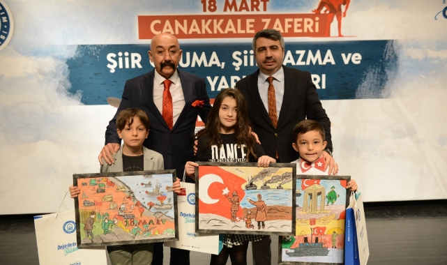 Çanakkale Destanı'nı en iyi anlatan öğrenciler Yıldırım'da ödüllendirildi