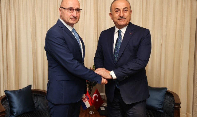 Çavuşoğlu, Sri Lankalı, Brezilyalı ve Hırvat mevkidaşları ile görüştü