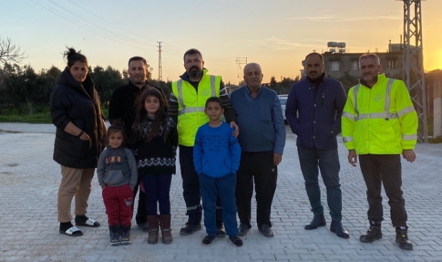 Çifte felaket yaşayan aileye Bursa Büyükşehir sahip çıktı