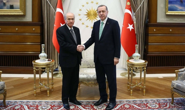 Cumhurbaşkanı Erdoğan, Bahçeli ile görüştü