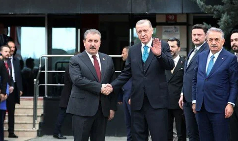 Cumhurbaşkanı Erdoğan, Destici ile görüştü