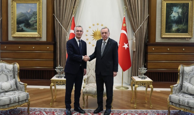 Cumhurbaşkanı Erdoğan, Jens Stoltenberg ile görüştü