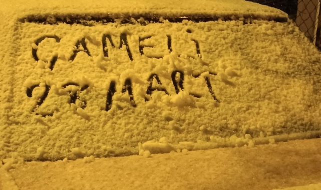 Denizli’ye Mart sonunda kar sürprizi