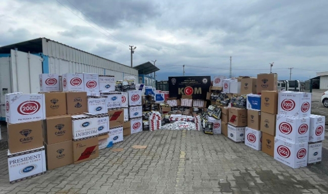 Düzce'de 623 kilogram kaçak tütün geçirildi
