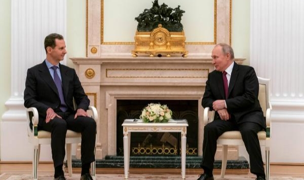 Esad, Moskova’da Putin’le bir araya geldi