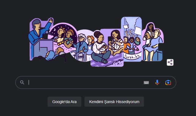 Google'dan 8 Mart Dünya Kadınlar Günü'ne özel doodle