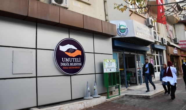 İnegöl'de yardım kampanyası başlatıldı
