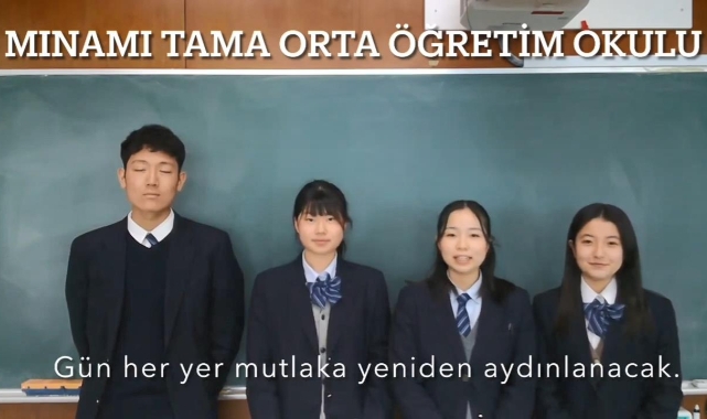 Japonya'dan depremzedelere destek mesajı