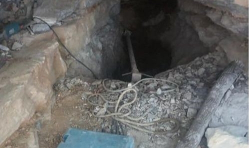 Kamp süsü verip kaçak kazı yaptılar