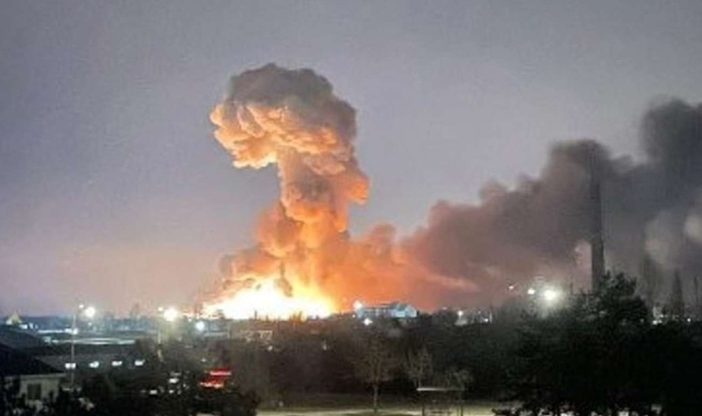 Kiev'de patlamalar meydana geldi