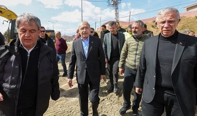 Kılıçdaroğlu deprem bölgesinde