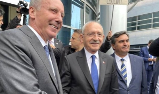 Kılıçdaroğlu ve İnce bir araya geldi