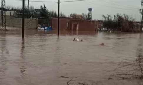 Kızıltepe’de mahalleler su altında kaldı