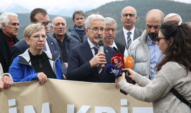 Kuruyan Nilüfer Barajı’nda su krizine karşı çağrıda bulundular
