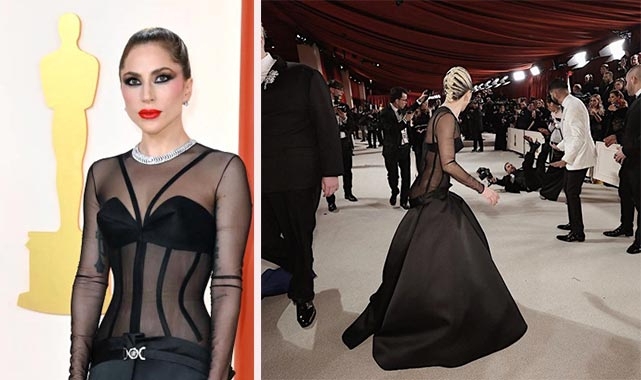 Lady Gaga, basın mensubunun yardımına koştu