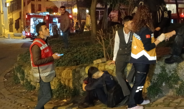 Lüks otelde korkutan yangın