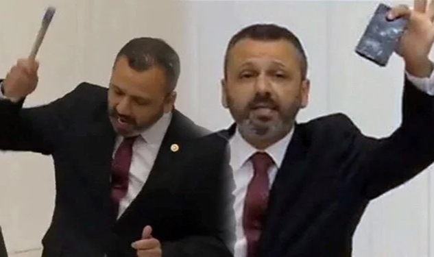 Meclis'te çekiçle telefon kıran vekile dava