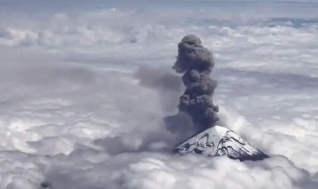 Popocatepetl Yanardağı’nda 7 patlama
