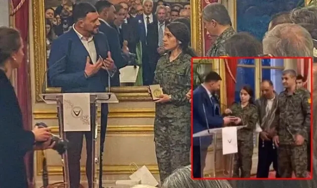 Teröristlere 'onur nişanı' verdiler