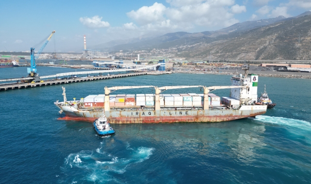 Yaşam konteynerleri İskenderun'a ulaştı