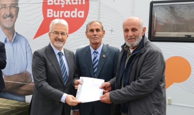 Yaylacık’ta tapu heyecanı