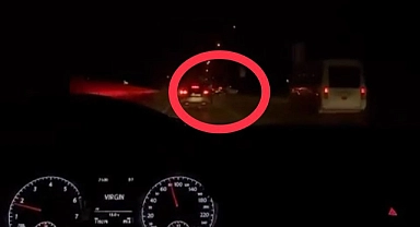 Yolculuk anını görüntülerken kazayı çekti