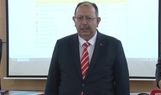 YSK Başkanı Yener'den kritik veri açıklaması