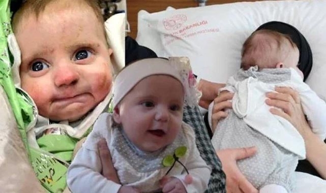 128 saat sonra kurtarılan mucize bebek annesine kavuştu