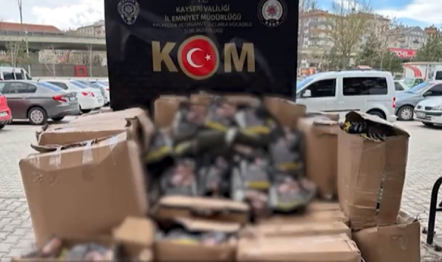 930 kilogram kaçak tütün ele geçirildi