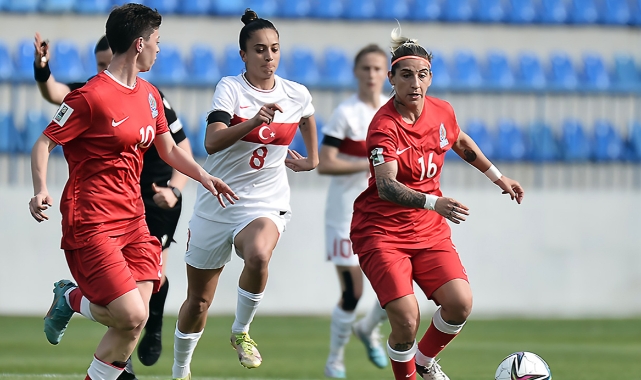 A Milli Kadın Futbol Takımı Azerbaycan ile berabere kaldı