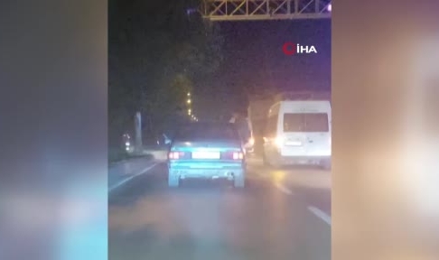 Asker uğurlamasında tehlikeli yolculuk
