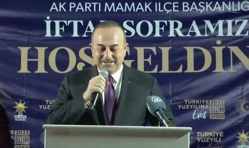 Bakan Çavuşoğlu Ankara’da iftar programına katıldı
