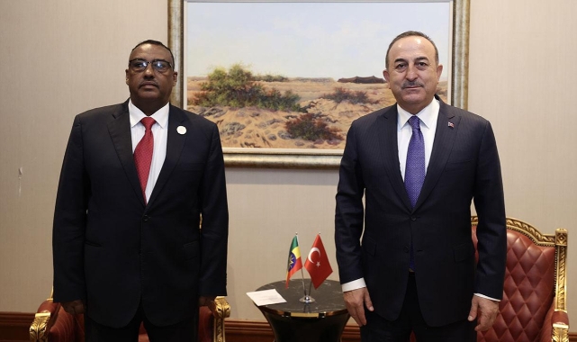 Bakan Çavuşoğlu Etiyopyalı mevkidaşı ile görüştü