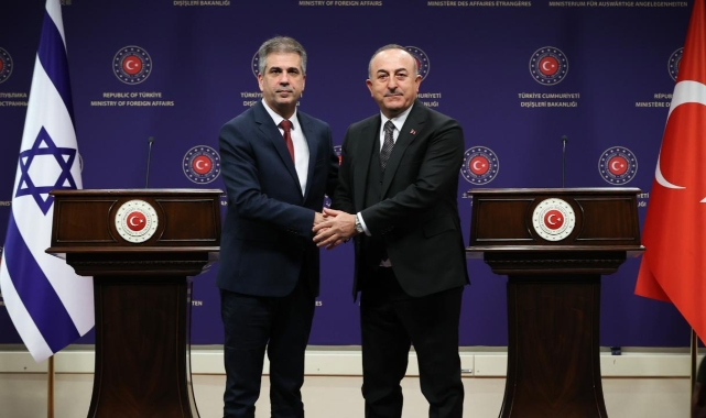 Bakan Çavuşoğlu İsrailli mevkidaşıyla görüştü