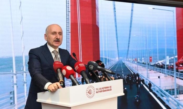 Bakan Karaismailoğlu: "Osmangazi Köprüsü'nde rekor kırıldı"