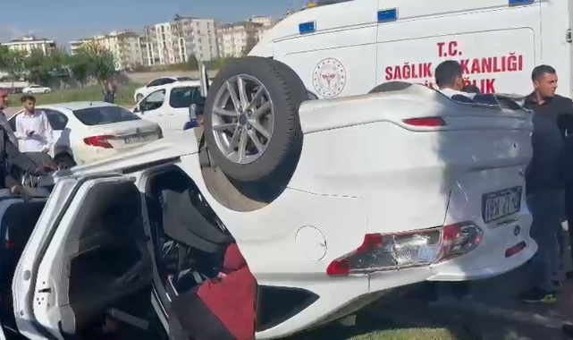 Batman’da otomobil takla attı: 2 yaralı
