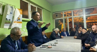 BBP Milletvekili adayı Ekrem Alfatlı'ya ana ocağında coşkulu karşılama