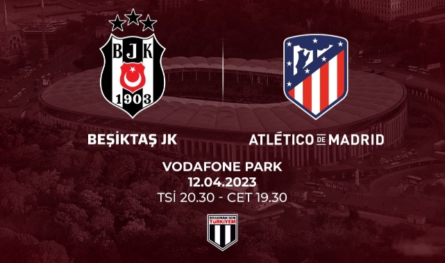 Beşiktaş-Atletico Madrid yardım için sahada