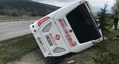 Bilecik'te otobüs kazası: 1'i ağır 12 yaralı