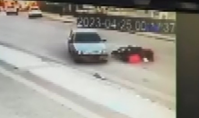 Biri ters şeride girdi, diğeri vurup kaçtı