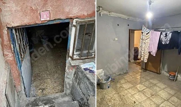 Bodrum kattaki harabe eve fahiş kira