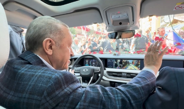 Bursa'da Erdoğan'a sevgi seli