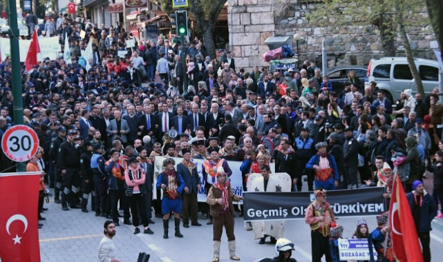 Bursa'da Fetih yürüyüşü gerçekleştirildi