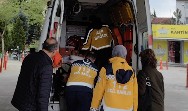 Bursa'da işçi kolunu makineye kaptırdı