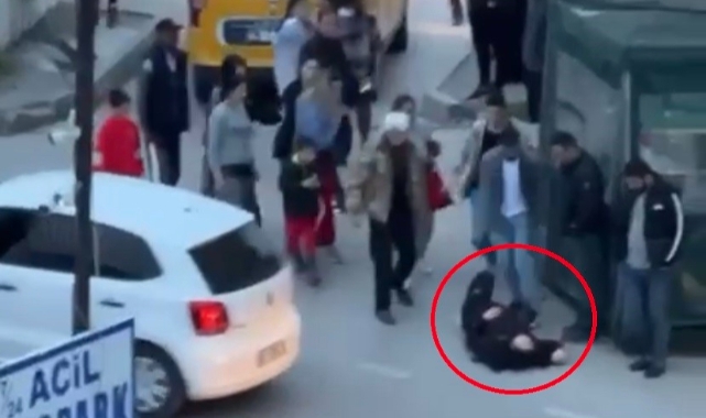 Bursa'da kadınların yan bakma kavgası