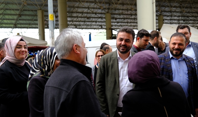 Bursa milletvekili adayı Yıldırım esnafı ziyaret etti