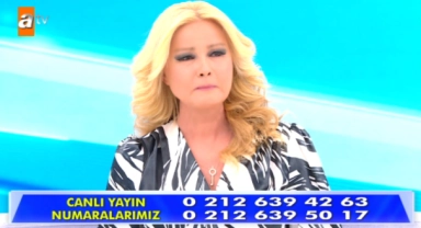 Canlı yayında gözyaşlarını tutamadı