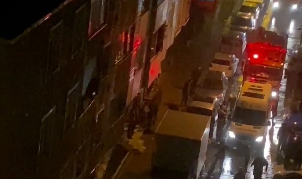 Cinnet getiren kadın ortalığı savaş alanına çevirdi