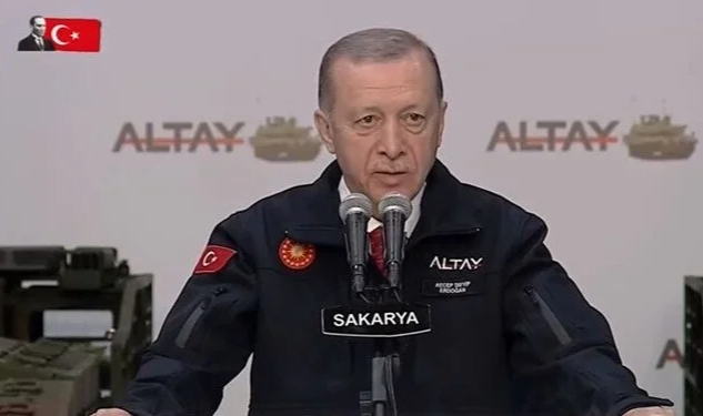 Yeni Altay Tankı test için TSK'DA